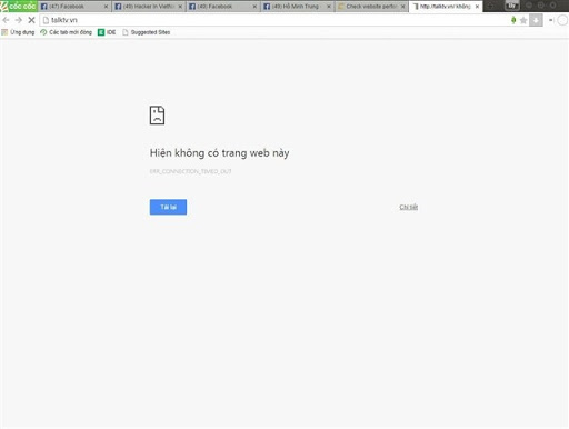 6 cách truy cập website bị quá tải